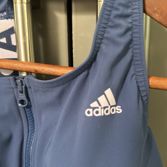 Adidas zip up high neck one piece - Picture 4 of 5